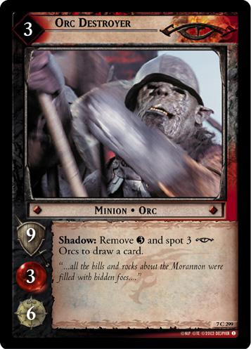 FOIL 7C299 - Orc Destroyer - Click Image to Close