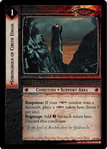 FOIL 7R314 - Stronghold of Cirith Ungol - Click Image to Close