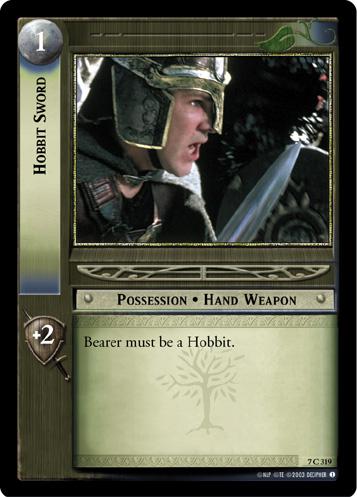 FOIL 7C319 - Hobbit Sword - Click Image to Close