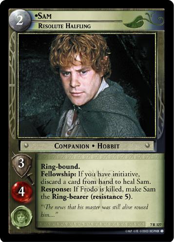 [Poor Condition] 7R327 - Sam, Resolute Halfling - Click Image to Close