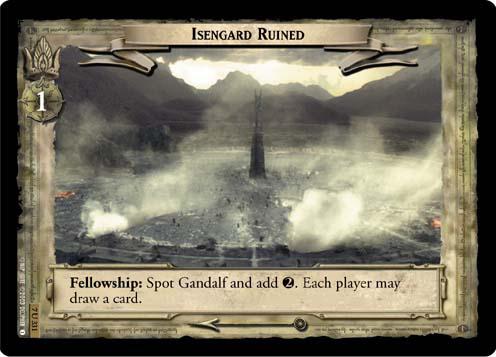 FOIL 7U331 - Isengard Ruined - Click Image to Close