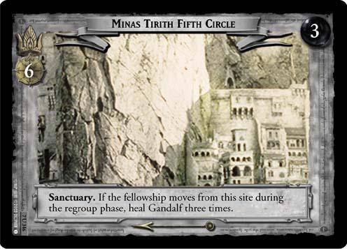 7U346 - Minas Tirith Fifth Circle (6) - Click Image to Close