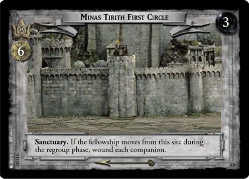 7U347 - Minas Tirith First Circle (6) - Click Image to Close