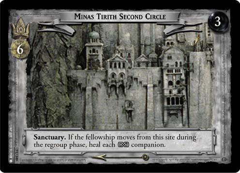 FOIL 7U349 - Minas Tirith Second Circle - Click Image to Close