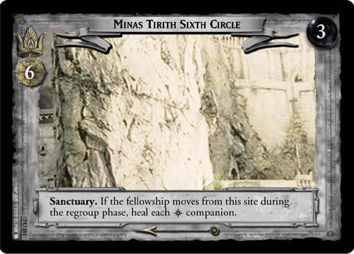 7U351 - Minas Tirith Sixth Circle (6) - Click Image to Close