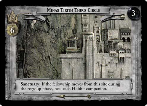 FOIL 7U352 - Minas Tirith Third Circle - Click Image to Close