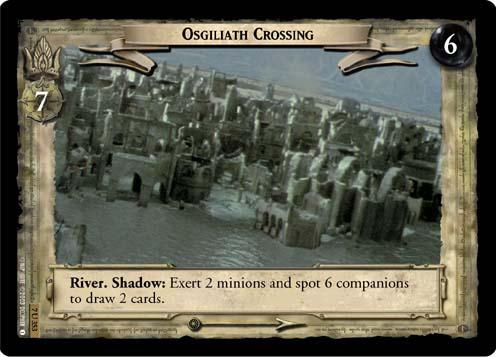 FOIL 7U353 - Osgiliath Crossing - Click Image to Close