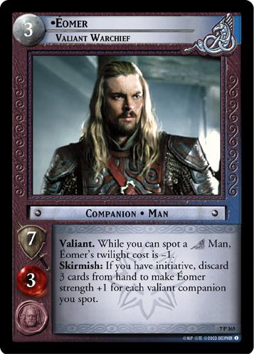 7P365 - Eomer, Valiant Warchief - Click Image to Close