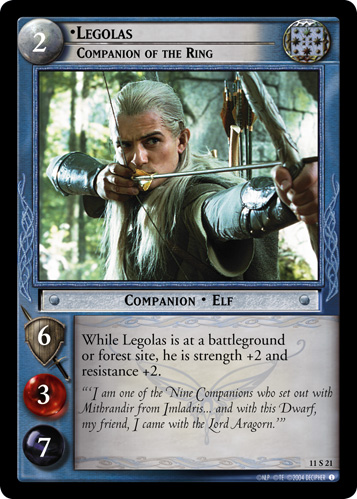 11S21 - Legolas, Companion of the Ring - Click Image to Close