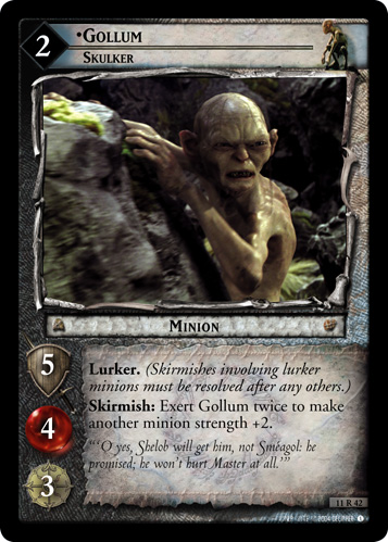 [Poor Condition] 11R42 - Gollum, Skulker - Click Image to Close