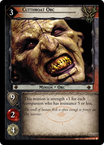 11C113 - Cutthroat Orc - Click Image to Close