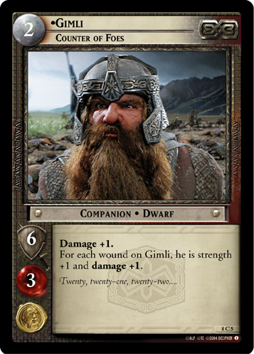 8C5 - Gimli, Counter of Foes - Click Image to Close