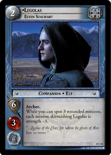 8C10 - Legolas, Elven Stalwart - Click Image to Close