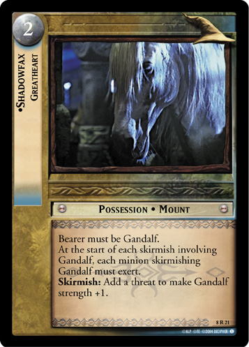 [Poor Condition] 8R21 - Shadowfax, Greatheart - Click Image to Close