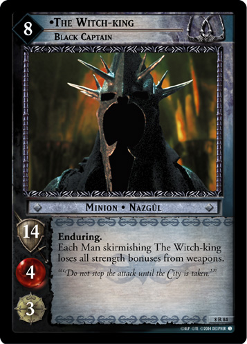 FOIL 8R84 - The Witch-king, Black Captain - Click Image to Close