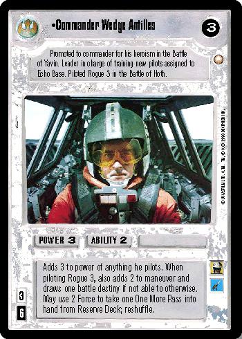 [Poor Condition] Commander Wedge Antilles (WB) - Click Image to Close