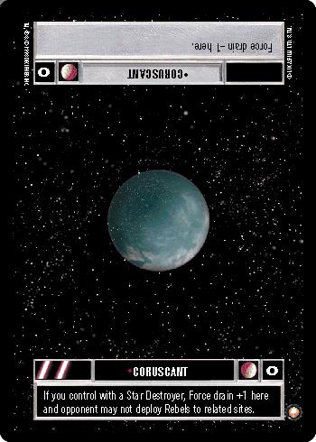 [Poor Condition] Coruscant (D) - Click Image to Close