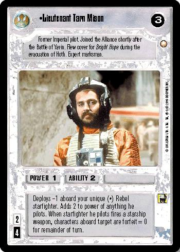 Lieutenant Tarn Mison - Click Image to Close