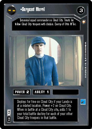 Sergeant Merril - Click Image to Close