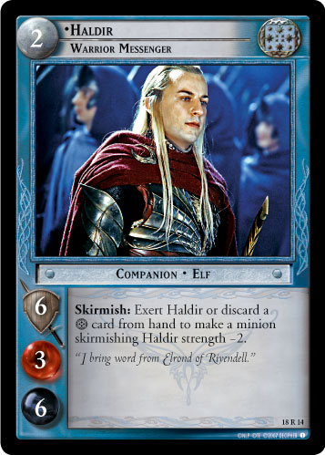 18R14 - Haldir, Warrior Messenger - Click Image to Close