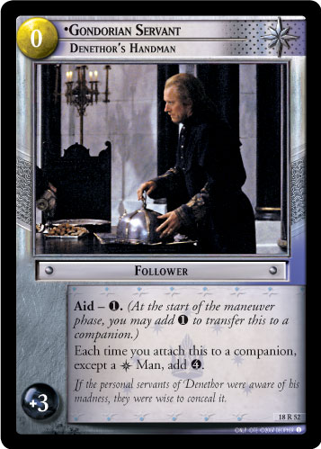 18R52 - Gondorian Servant, Denethor's Handman - Click Image to Close