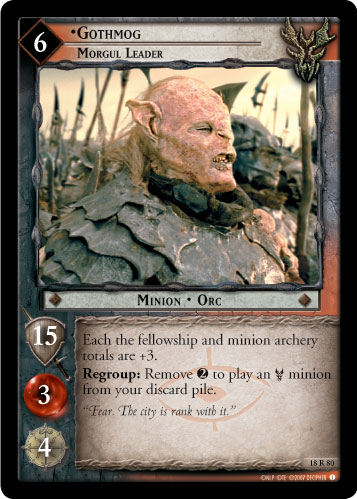 (image for) 18R80 - Gothmog, Morgul Leader