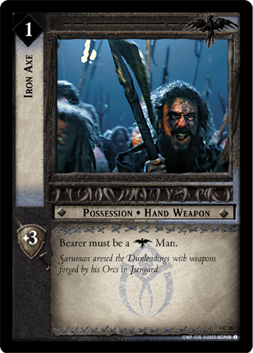 FOIL 4C26 - Iron Axe - Click Image to Close