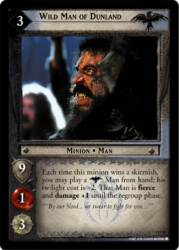 FOIL 4U38 - Wild Man of Dunland - Click Image to Close