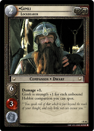 FOIL 4R48 - Gimli, Lockbearer - Click Image to Close