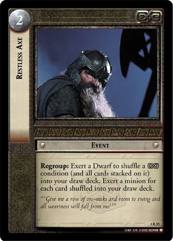 FOIL 4R55 - Restless Axe - Click Image to Close