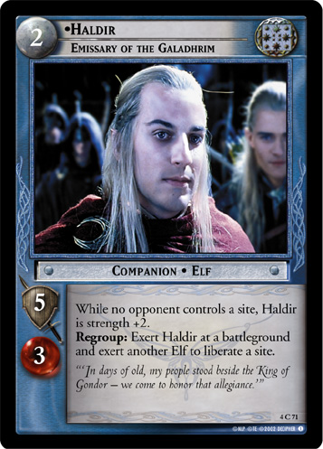 4C71 - Haldir, Emissary of the Galadhrim - Click Image to Close