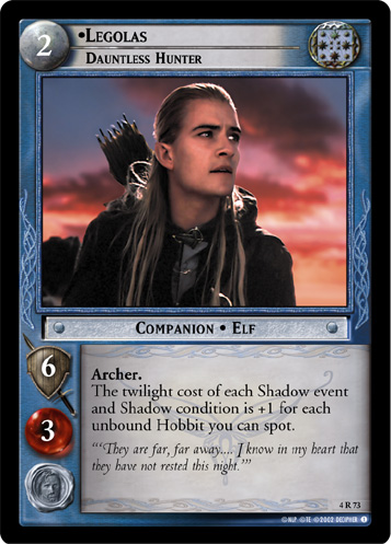 [Poor Condition] 4R73 - Legolas, Dauntless Hunter - Click Image to Close