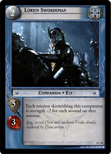 FOIL 4C78 - Lorien Swordsman - Click Image to Close