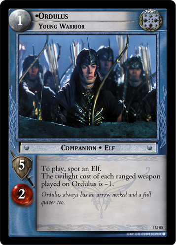 FOIL 4U80 - Ordulus, Young Warrior - Click Image to Close