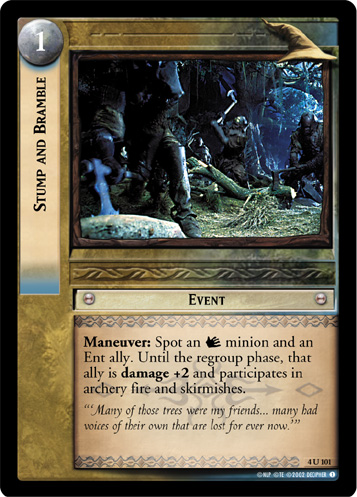 FOIL 4U101 - Stump and Bramble - Click Image to Close