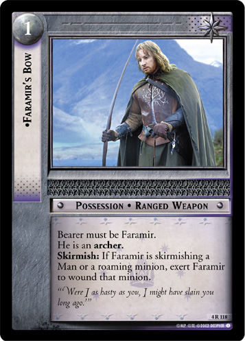 4R118 - Faramir's Bow - Click Image to Close