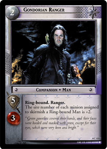 4C122 - Gondorian Ranger - Click Image to Close