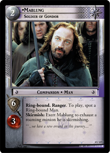 4U127 - Mablung, Soldier of Gondor - Click Image to Close