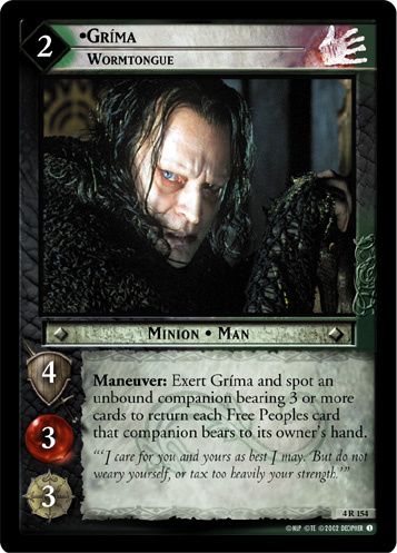 FOIL 4R154 - Grima, Wormtongue - Click Image to Close