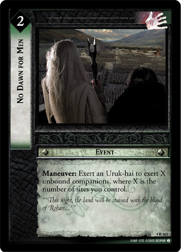 FOIL 4R163 - No Dawn for Men - Click Image to Close