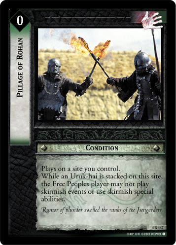 FOIL 4R167 - Pillage of Rohan - Click Image to Close