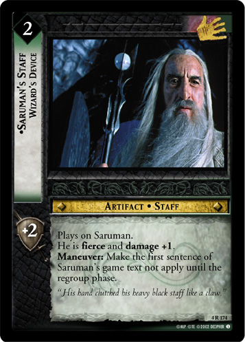 FOIL 4R174 - Saruman's Staff, Wizard's Device - Click Image to Close