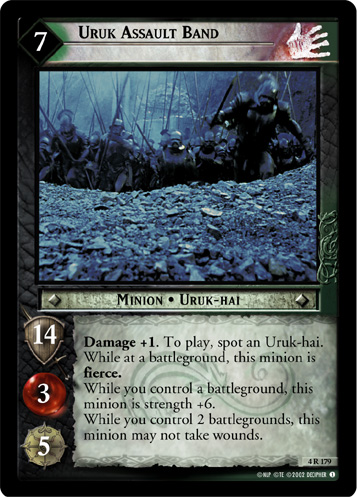 FOIL 4R179 - Uruk Assault Band - Click Image to Close