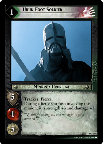 FOIL 4C187 - Uruk Foot Soldier - Click Image to Close