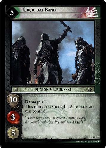 FOIL 4U202 - Uruk-hai Band - Click Image to Close