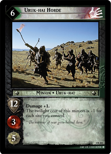 FOIL 4R203 - Uruk-hai Horde - Click Image to Close