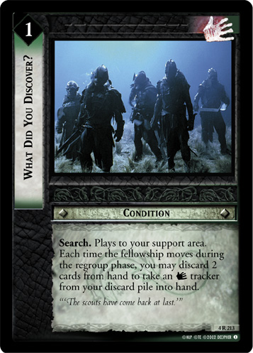 FOIL 4R213 - What Did You Discover? - Click Image to Close