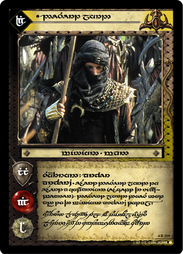 [Poor Condition] 4R219T - Desert Lord (Tengwar) - Click Image to Close