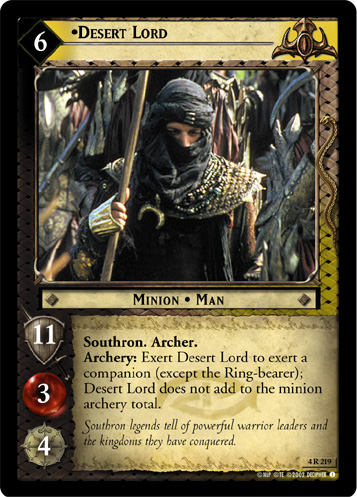 FOIL 4R219 - Desert Lord - Click Image to Close