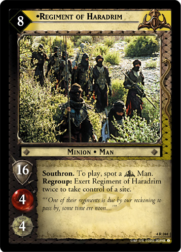 [Poor Condition] 4R244 - Regiment of Haradrim - Click Image to Close